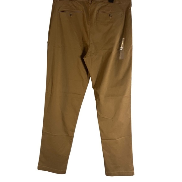 EXPRESS Tan Hyper Stretch Temperature Control Straight Leg Chino’s Sz 36/34 - Picture 3 of 9